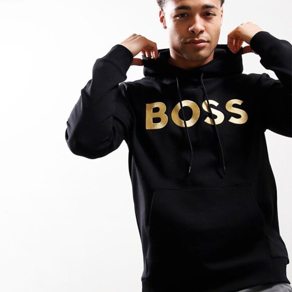BOSS Soody 1 Hoodie Black - Picture 1 of 4